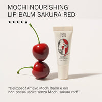 MOCHI NOURISHING LIP BALM - SAKURA RED - bonbori