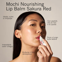 MOCHI NOURISHING LIP BALM - SAKURA RED - bonbori